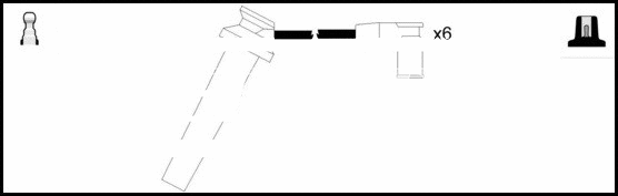 Kit de câbles d'allumage LEMARK HOES1361