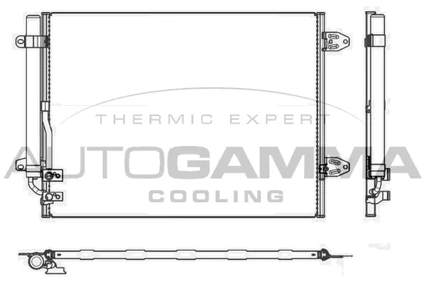 Condenseur, climatisation AUTOGAMMA 107031