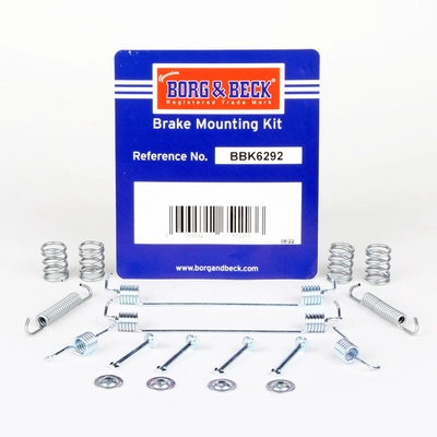 Kit d'accessoires, mâchoire de frein BORG & BECK BBK6292