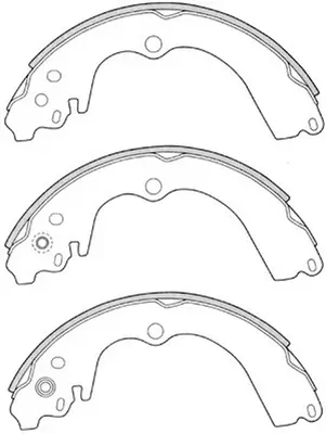 Jeu de mâchoires de frein SB BS27747