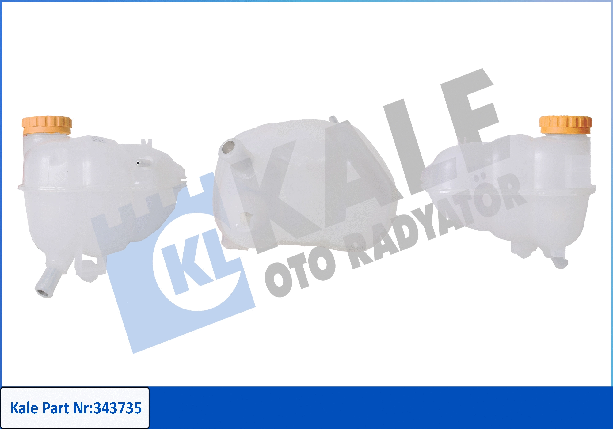 Vase d'expansion, liquide de refroidissement KALE OTO RADYATÖR 343735