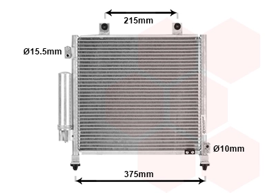 Condenseur, climatisation VAN WEZEL 52005120