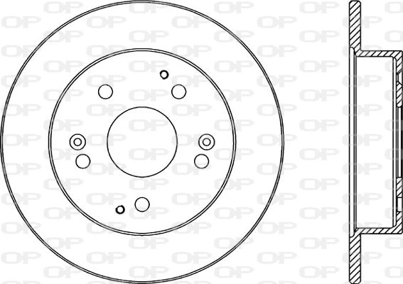 Disque de frein OPEN PARTS BDR2342.10