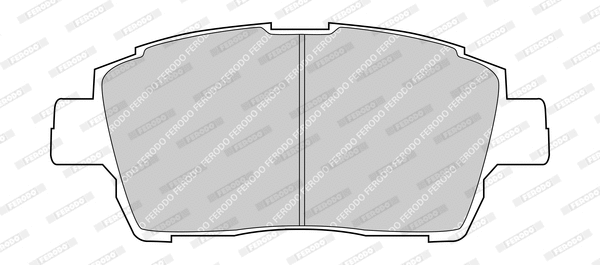 Kit de plaquettes de frein, frein à disque FERODO FDB1392-D