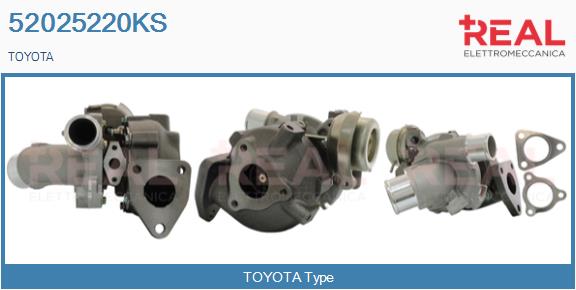 Turbocompresseur, suralimentation REAL 52025220KS