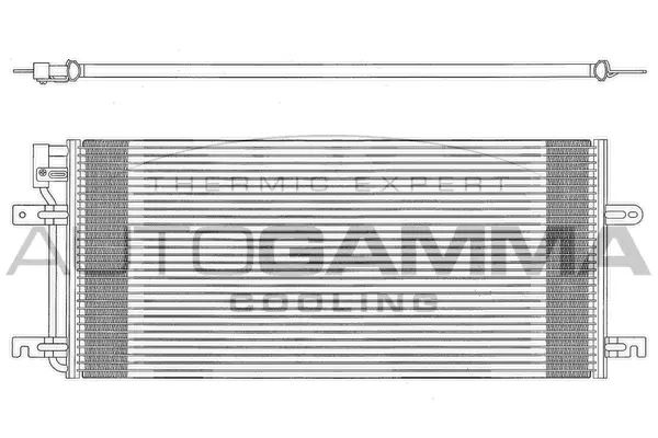 Condenseur, climatisation AUTOGAMMA 103321