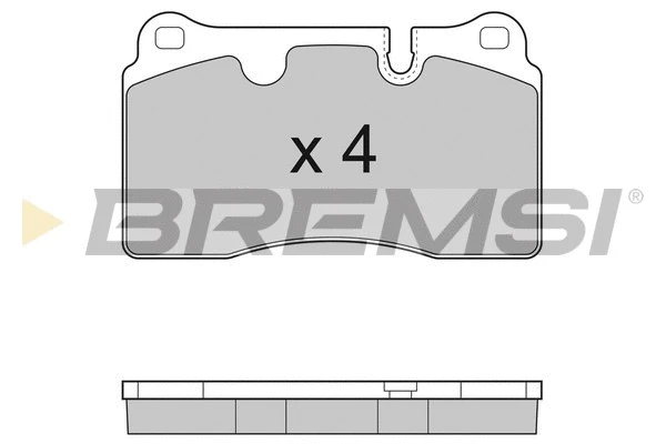 Kit de plaquettes de frein, frein à disque BREMSI BP3288