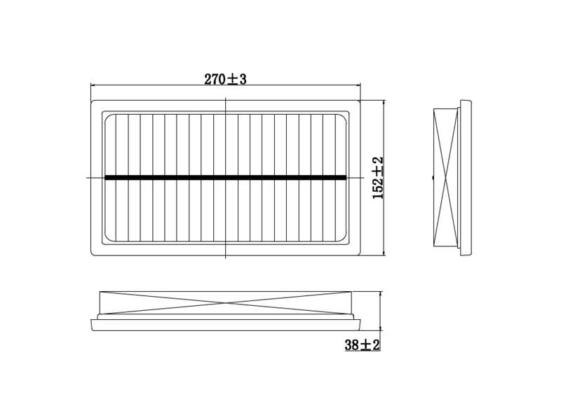 Filtre à air A.Z. Meisterteile AZMT-41-030-2053