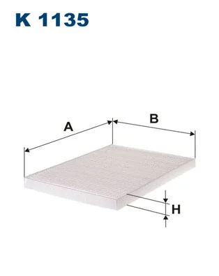 Filtre, air de l'habitacle FILTRON K 1135