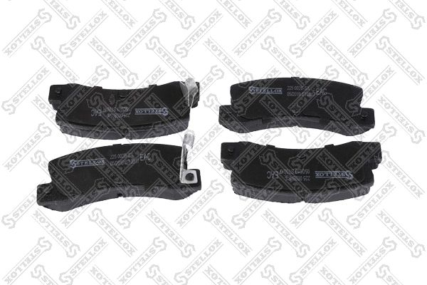 Kit de plaquettes de frein, frein à disque STELLOX 225 002B-SX