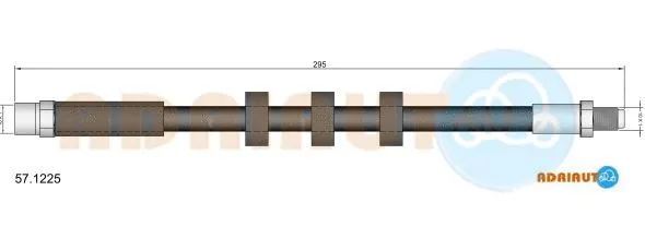 Flexible de frein ADRIAUTO 57.1225