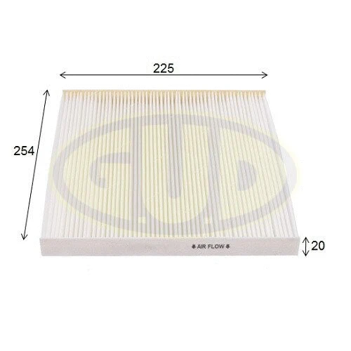 Filtre, air de l'habitacle G.U.D. GCF26017