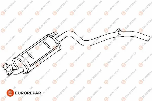 Silencieux arrière EUROREPAR E12879K
