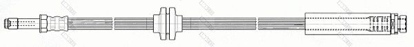 Flexible de frein GIRLING 9002503