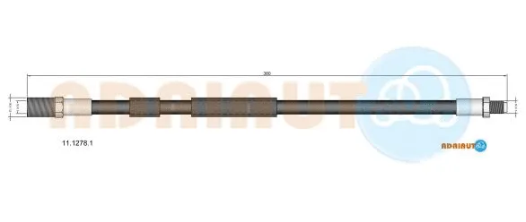 Flexible de frein ADRIAUTO 11.1278.1