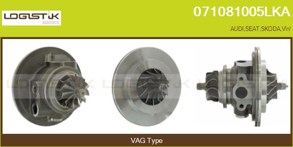 Groupe carter, turbocompresseur LGK 071081005LKA