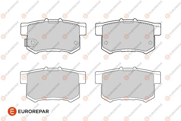 Kit de plaquettes de frein, frein à disque EUROREPAR 1686272680