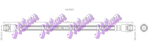 Flexible de frein KAWE H4489