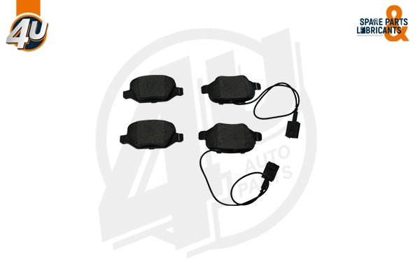 Kit de plaquettes de frein, frein à disque 4U Autoparts 37471FT