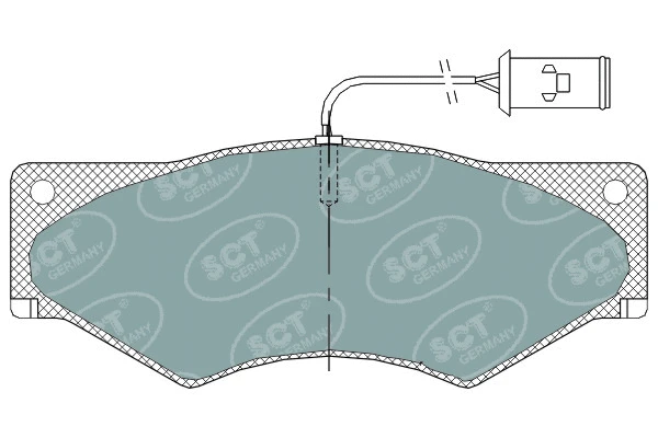 Kit de plaquettes de frein, frein à disque SCT - MANNOL SP 319 PR