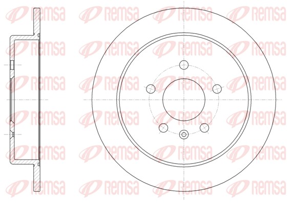 Disque de frein REMSA 62051.00