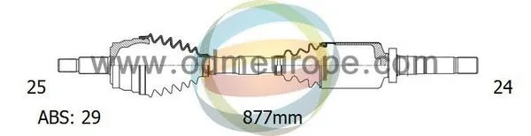 Arbre de transmission 4X4 ESTANFI EST-18-162451