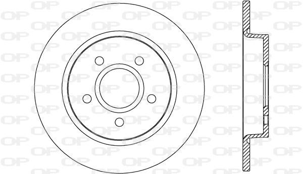 Disque de frein OPEN PARTS BDR2670.10