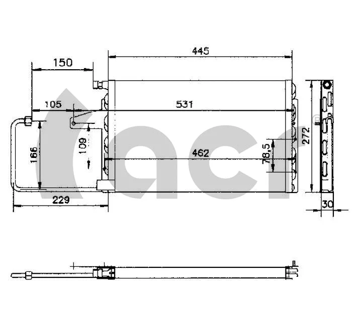 Condenseur, climatisation ACR 300164