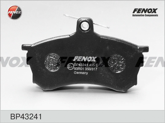 Kit de plaquettes de frein, frein à disque FENOX BP43241