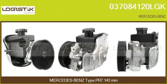 Pompe hydraulique, direction LGK 037084120LGK