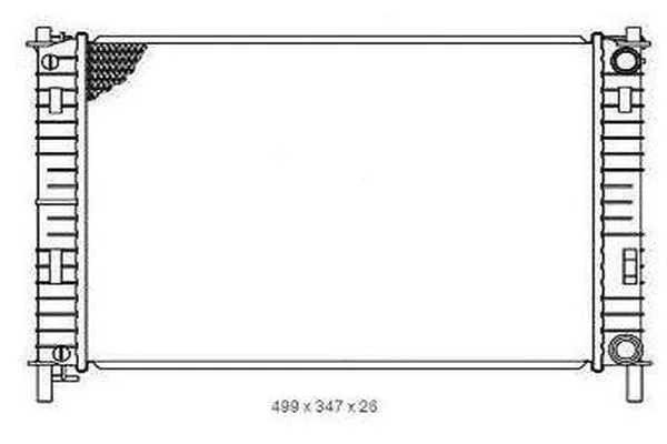 Radiateur, refroidissement du moteur ORDONEZ 2065072