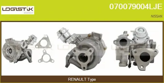 Turbocompresseur, suralimentation LGK 070079004LJE