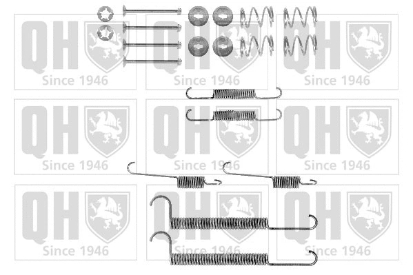 Kit d'accessoires, mâchoire de frein QUINTON HAZELL BFK299