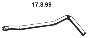 Tuyau d'échappement EBERSPÄCHER 17.8.99