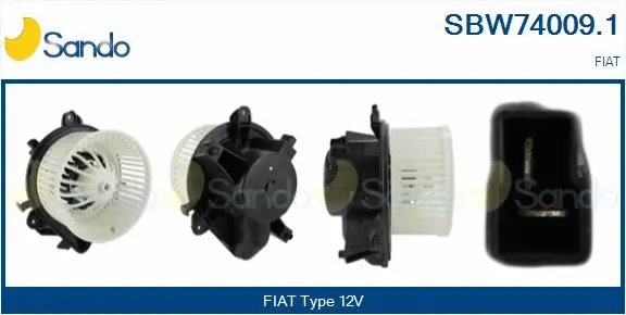 Pulseur d'air habitacle SANDO SBW74009.1