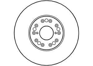 Disque de frein ABTEX BD571V