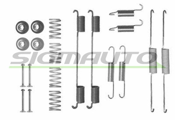 Kit d'accessoires, mâchoire de frein SIGMAUTO SK0861