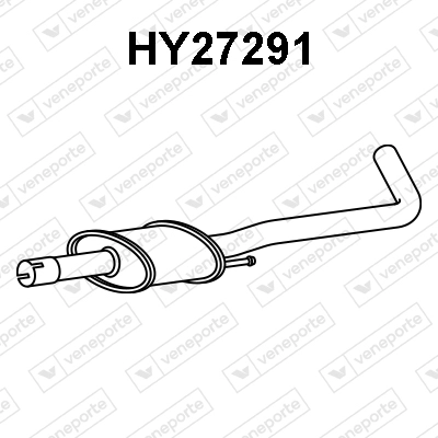 Silencieux central VENEPORTE HY27291