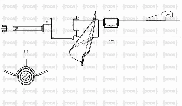 Amortisseur TOOR SG10840