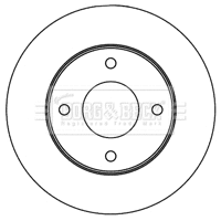 Disque de frein BORG & BECK BBD5180