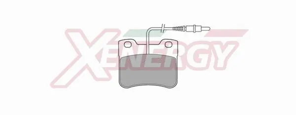 Kit de plaquettes de frein, frein à disque AP XENERGY X40414