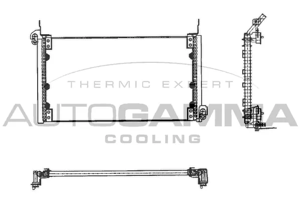Condenseur, climatisation AUTOGAMMA 101588
