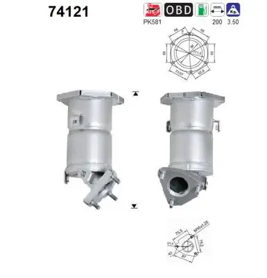 Catalyseur AS 74121