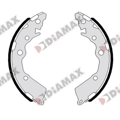 Jeu de mâchoires de frein DIAMAX N01391