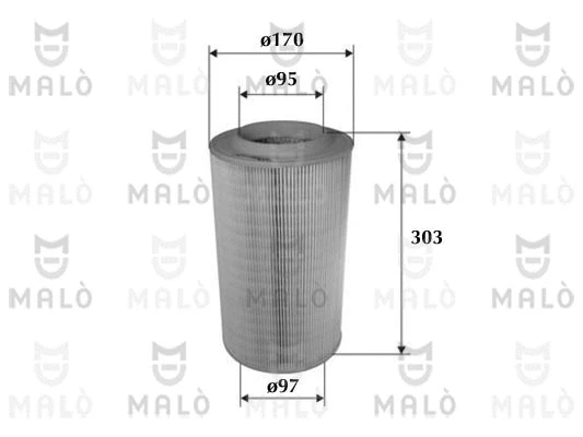 Filtre à air AKRON-MALÒ 1500014