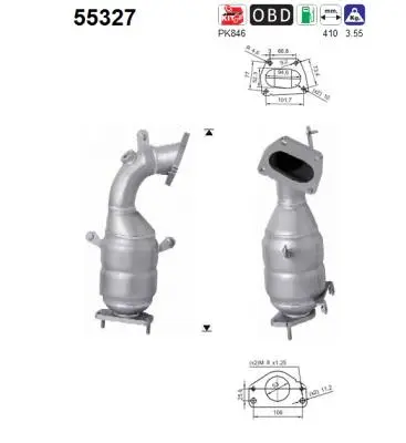 Catalyseur AS 55327