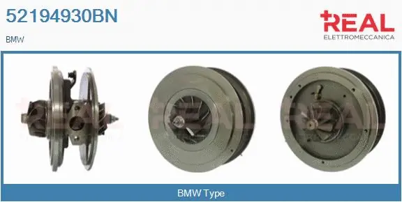 Groupe carter, turbocompresseur REAL 52194930BN