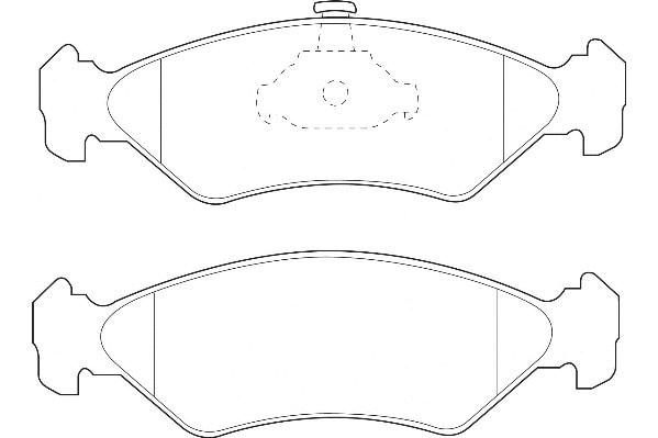 Kit de plaquettes de frein, frein à disque Omnicraft 2134892