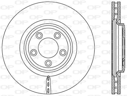 Disque de frein OPEN PARTS BDR2577.20