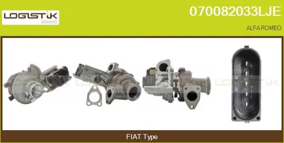 Turbocompresseur, suralimentation LGK 070082033LJE